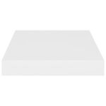 vidaXL Étagère flottante murale blanc 23x23 5x3 8 cm MDF