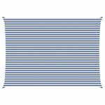 vidaXL Voile d'ombre Bleu et Blanc 5 x 7 m 100   polyester Oxford