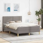 vidaXL Cadre de lit 140 x 200 cm Taupe