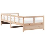 vidaXL Lit de jour avec matelas 90x190 cm bois de pin massif