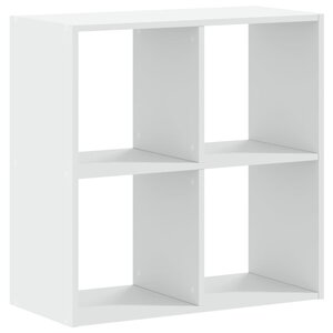 vidaXL Bibliothèque blanc 68 5x32x68 5 cm bois d'ingénierie