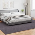 vidaXL Tapis de surface HUARTE Anthracite 280 x 200 cm Polyester