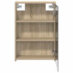 vidaXL Armoire Miroir de Salle de Bain Chêne Sonoma 43 x 16 x 62.5 cm