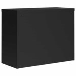 vidaXL Classeur noir 90x40x70 cm acier
