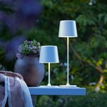 Lampe à poser LED Kaami 2W - IP44 - Métal et plastique - Blanc mat