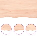 vidaXL Étagère murale 60x20x6 cm bois de chêne massif non traité