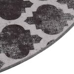 vidaXL Tapis lavable antidérapant φ120 cm multicolore
