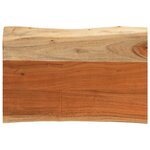 vidaXL Dessus de table 70x40x3 8 cm rectangulaire bois massif d'acacia