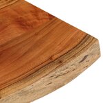 vidaXL Dessus de table 50x40x3 8 cm rectangulaire bois massif d'acacia