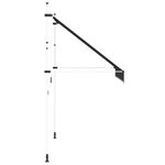 vidaXL Auvent manuel rétractable 250 cm Anthracite