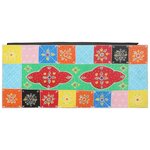 vidaXL Meuble TV Multicolore 80 x 35 x 50 cm Bois de manguier massif