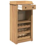 vidaXL Armoire à vin Panama 57x40x111 5 cm bois de pin massif