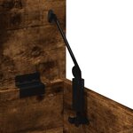 vidaXL Boîte de rangement chêne fumé 30x35x35 cm bois d'ingénierie