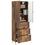 vidaXL Ensemble de Meubles 2 Pièces 66 x 34 5 x 90 cm Bois d'ingénierie