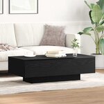 vidaXL Table basse Chêne noir 100 x 49 5 x 31 cm Bois d'ingénierie