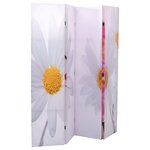 vidaXL Cloison de séparation pliable 160 x 170 cm Fleur