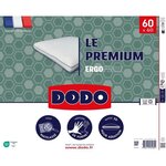 Oreiller Le Premium - 60 x 60 cm - Mémoire de forme - Taie déhoussable