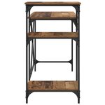 vidaXL Bureau Bois Ancien 135 x 50 x 90 cm Bois d'ingénierie