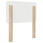 vidaXL Tête de lit Chêne Sonoma 100 cm Bois d'ingénierie