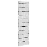 vidaXL Store enrouleur de douche avec cassette largeur du tissu 56 cm