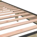 vidaXL Cadre de lit avec tête de lit Chêne Sonoma 80 x 200 cm