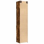 vidaXL Armoire de rangement mince chêne fumé 50x42 5x225 cm