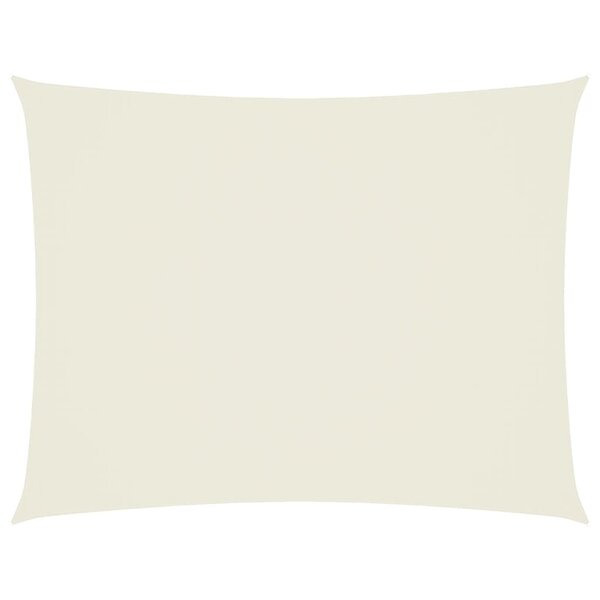 vidaXL Voile de parasol tissu oxford rectangulaire 3x4 5 m crème