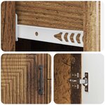 vidaXL Buffet Bois ancien 89 x 34 5 x 60 cm Bois d'ingénierie