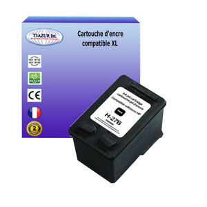 Cartouche compatible avec HP Psc 1100, 1110, 1110xi, 1118, 1200 remplace HP 27 -  Noire - 22ml - T3AZUR
