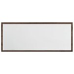 vidaXL Miroir de salle de bain à LED chêne marron bois d'ingénierie