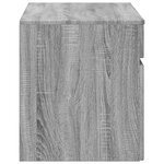 vidaXL Cabinet de Salle de Bain Mural Sonoma gris 59 x 44 5 x 50 cm