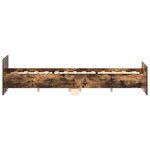 vidaXL Cadre de lit sans matelas chêne fumé 140x200 cm