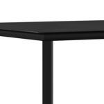 vidaXL Ensemble à manger de jardin 9 Pièces noir textilène et acier