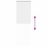 vidaXL Store enrouleur occultant largeur du tissu 65 7 cm polyester