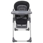 vidaXL Chaise haute pour bébé Gris