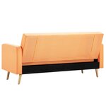 vidaXL Canapé Tissu Orange