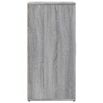 vidaXL Buffets 2 Pièces sonoma gris 59x39x80 cm bois d'ingénierie