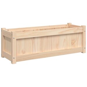 vidaXL Jardinière d'extérieur 90x31x31 cm bois de pin massif