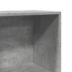 vidaXL Bibliothèque gris béton 40x30x189 cm bois d'ingénierie