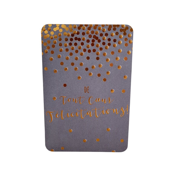 Carte De Voeux - Evénement de la Vie - De Tout Coeur Félicitations !