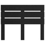 vidaXL Tête de lit Chêne noir 120 cm Bois d'ingénierie