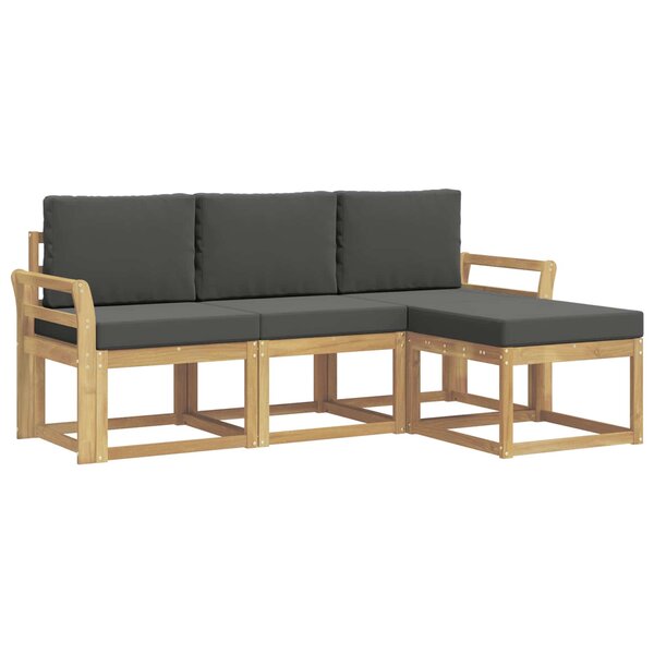 vidaXL Ensemble de canapés d'extérieur 4 pc