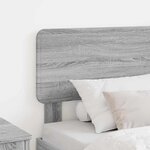 vidaXL Tête de lit Gris Sonoma 75 cm Bois d'ingénierie