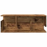 vidaXL Armoire murale 80x20x30 cm vieux bois bois d'ingénierie