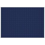 vidaXL Couverture lestée Bleu 140x200 cm 10 kg Tissu