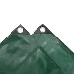 vidaXL Bâche 650 g / m² 4 x 4 m Vert
