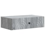 vidaXL Table d'appoint murale 59 x 34 5 x 17 cm Bois d'ingénierie