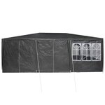 vidaXL Tente de fête Anthracite  Blanc 600 x 400 x 266 cm