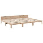 VidaXL Cadre de lit familial sans matelas 270x200cm bois massif de pin