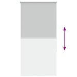 vidaXL Store enrouleur occultant largeur du tissu 70 7 cm polyester